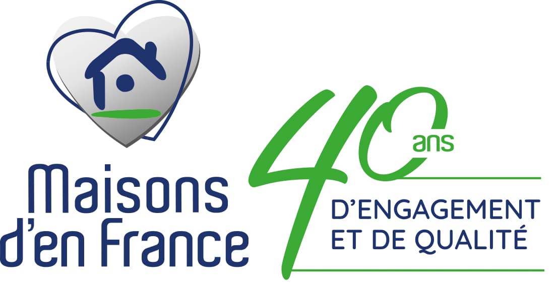 Logo Maisons d'en France 40 ans