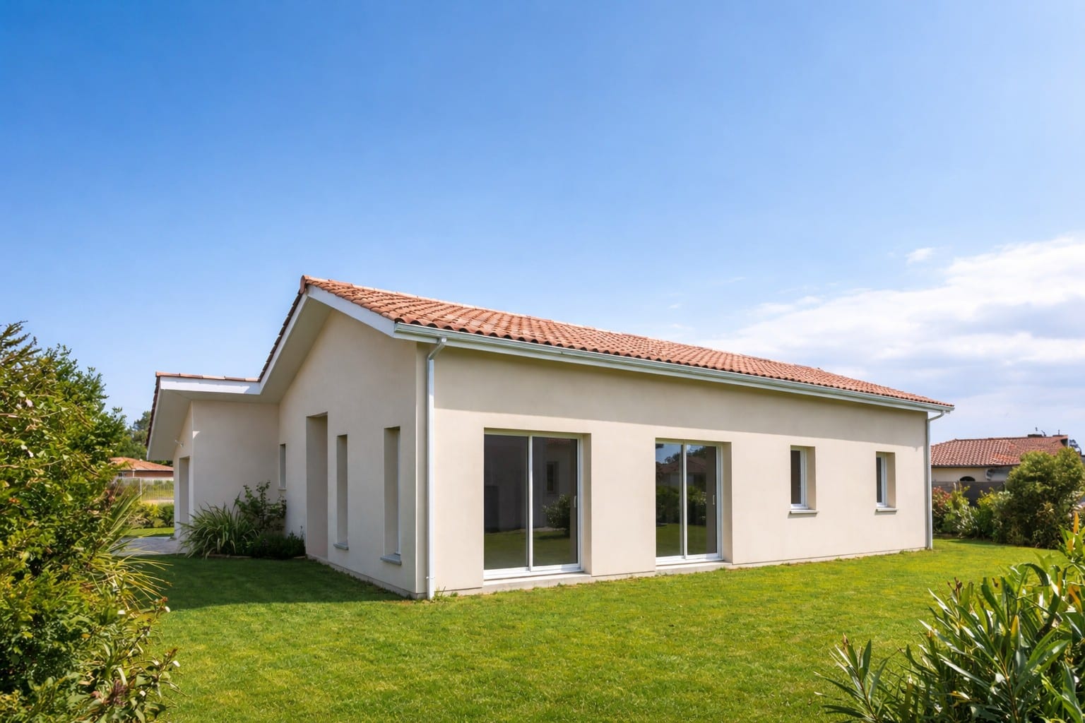 Maison neuve à St Vincent de Paul avec 2 baies vitrées