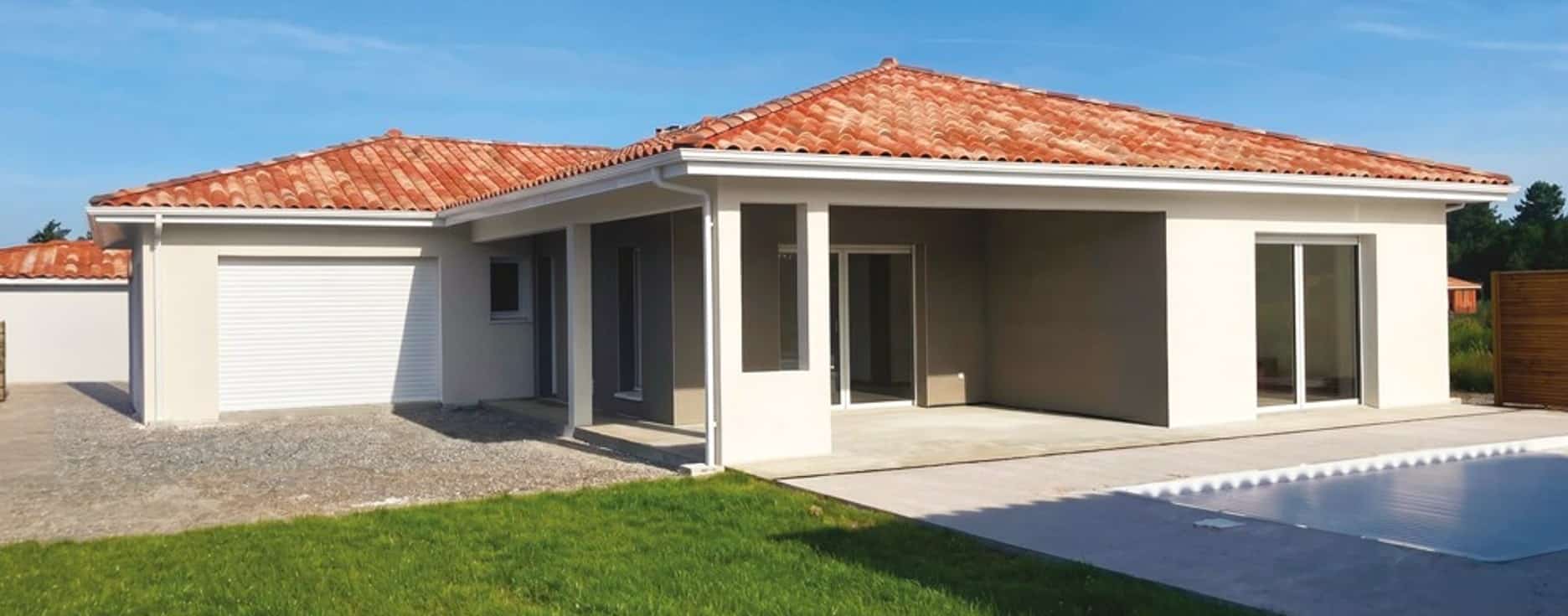 Maison neuve avec garage et terrasse couverte à Castets dans les Landes (40)