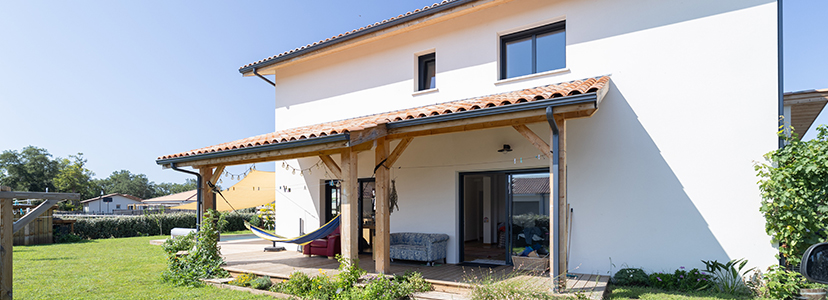 Maison à étage neuve dans les Landes