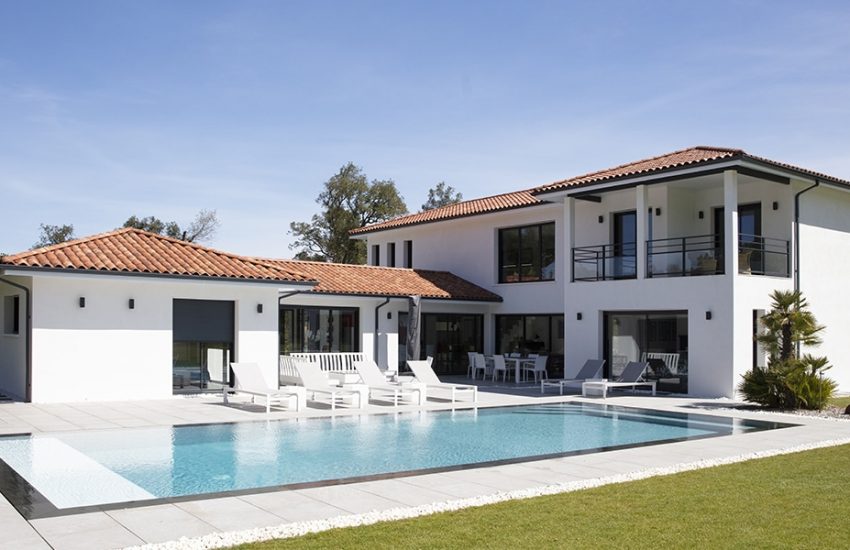 Superbe maison contemporaine avec piscine dans les Landes