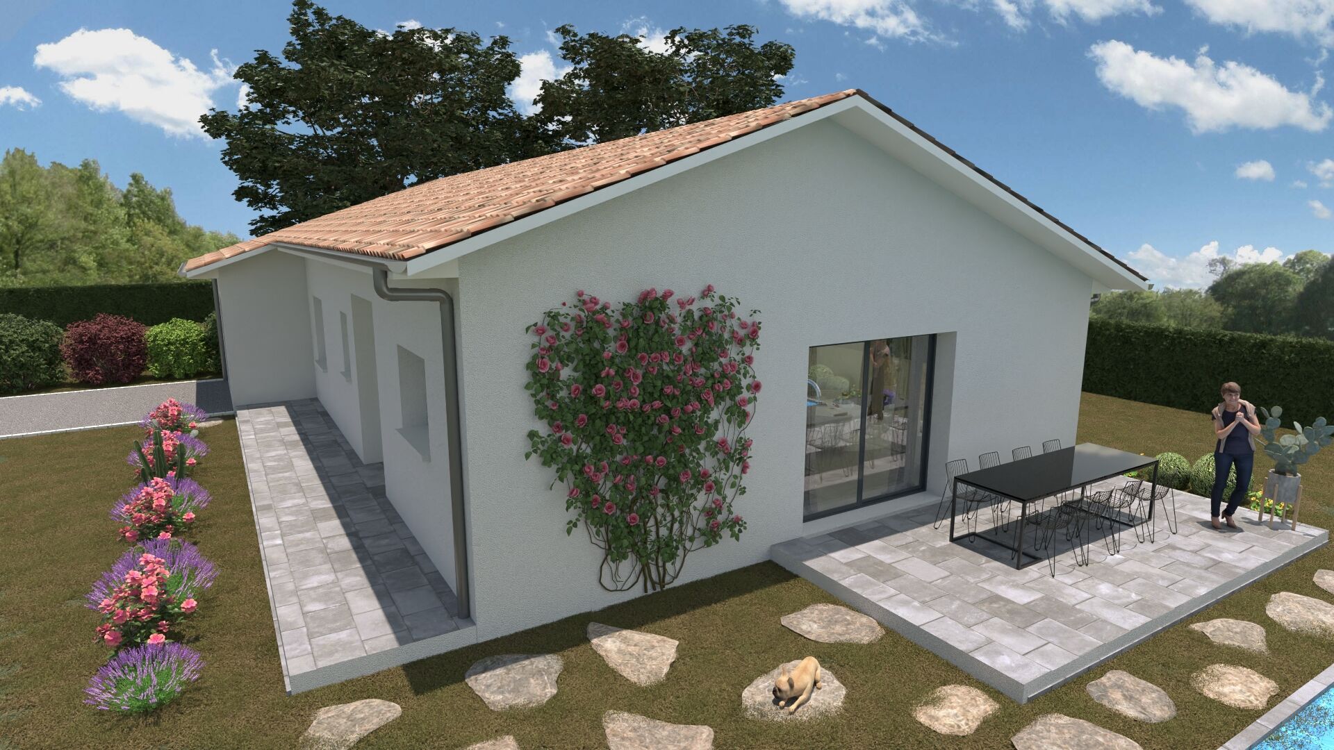 Projet de construction 3 chambres, terrasse et garage